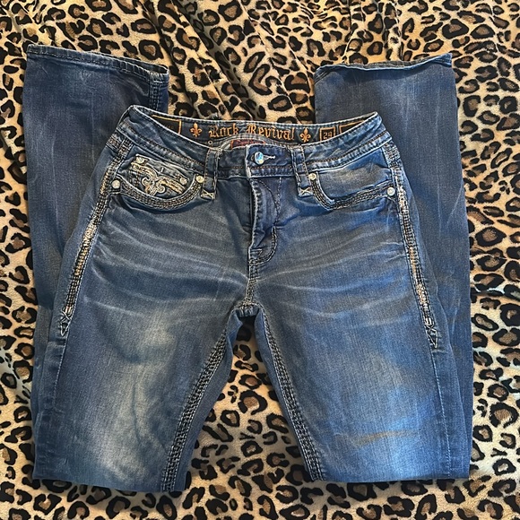 Women’s Rock Revival Loreen mid-rise bootcut 29 - Picture 2 of 2